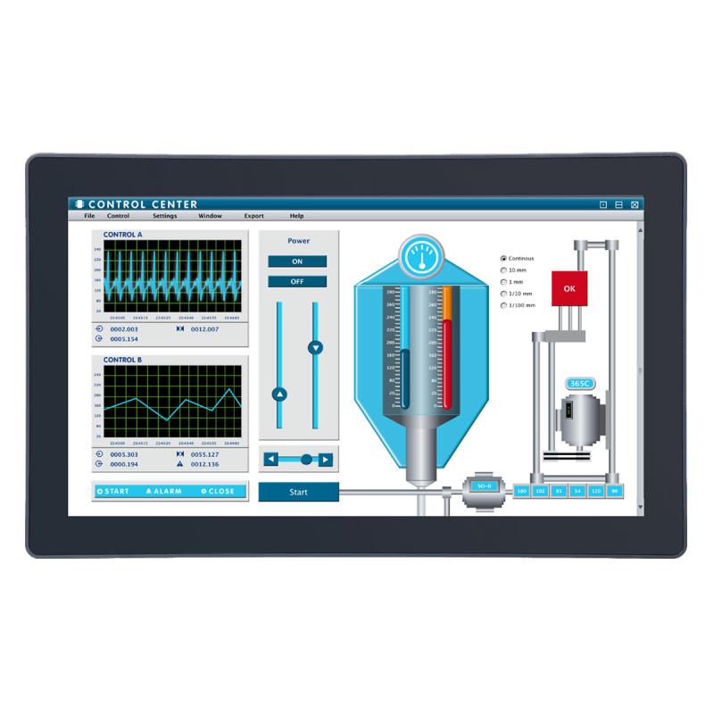 Panelmaster 2100, 21.5" Panel PC, PCAP Touch, Celeron J6412, 8GB RAM, 128GB SSD