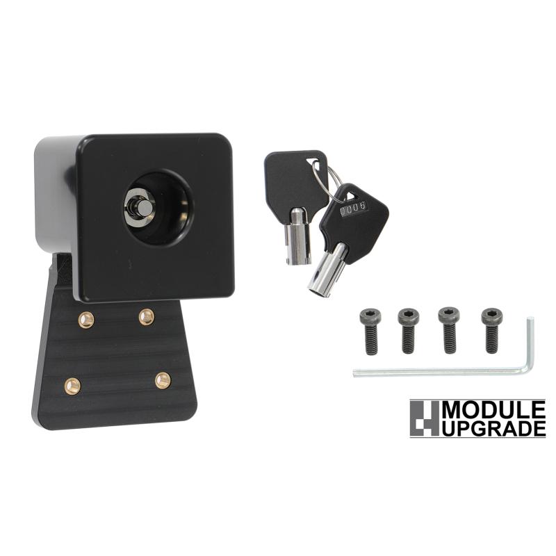 Verschluss Modul mit Schl&uuml;sselschloss, inkl. 2 Schl&uuml;ssel, kompatibel mit Modul-Upgrade-Halterungen