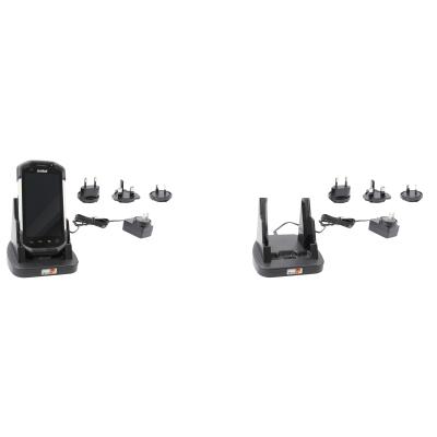 Ladestation, inkl.: Netzteil, Plugs, passend f&uuml;r: TC70, TC72, TC75, TC77