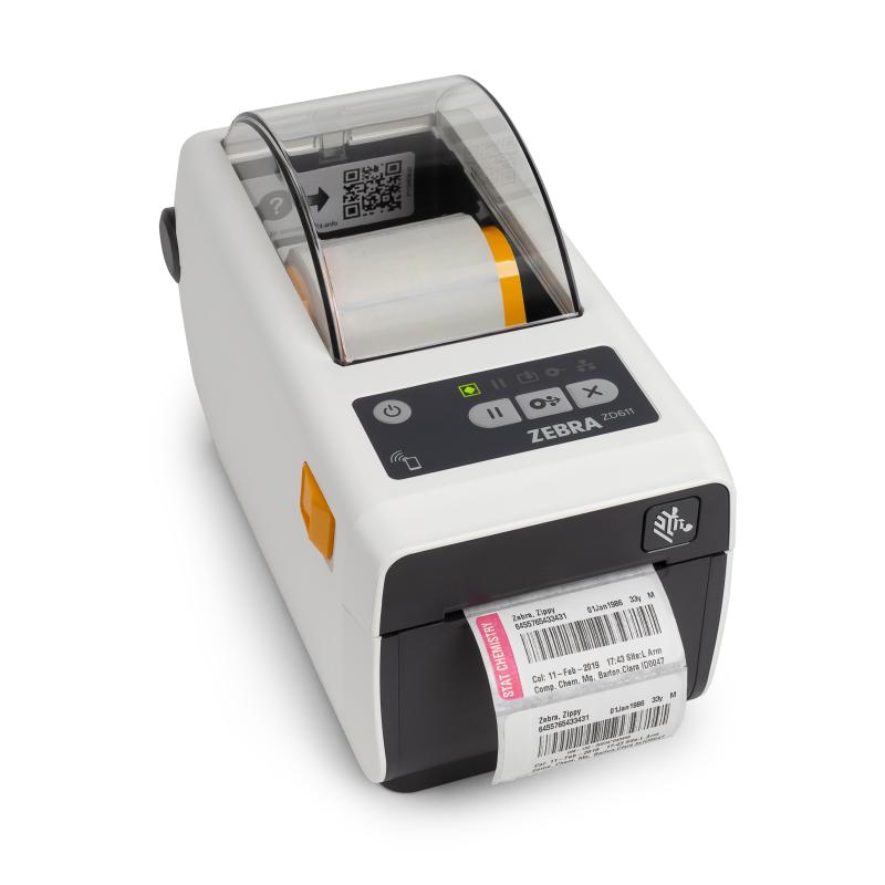 Zebra ZD611D-HC, 12 Punkte(300dpi), BT, WLAN, Wei&szlig;, Thermodirekt