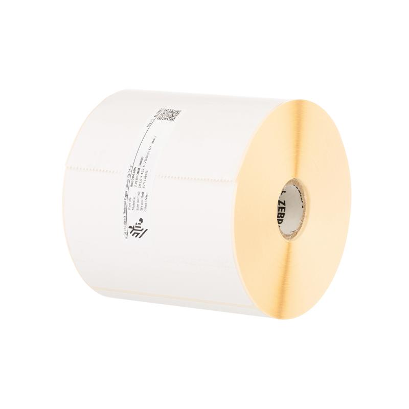 Zebra Z-Perform 1000D, Etikettenrolle, Thermopapier, unbeschichtet, f&uuml;r Desktop-Drucker, Kern: 25mm,