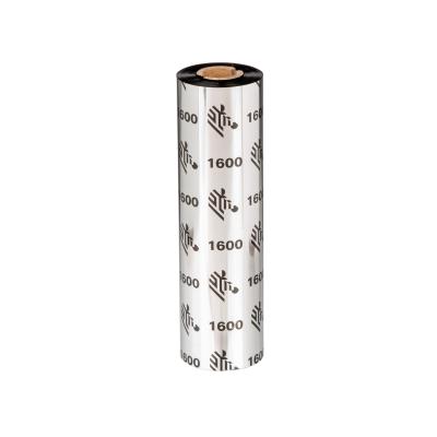 Thermotransferband, Zebra, 1600, Wachs, Rollenbreite: 110mm, Kernbreite: 110mm, Kern: 25,4mm, L&auml;nge: