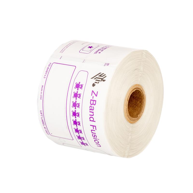 5xZebra Z-Band Fusion, FID-BABY-L3-1-200T-RED, 76,2x76,2mm