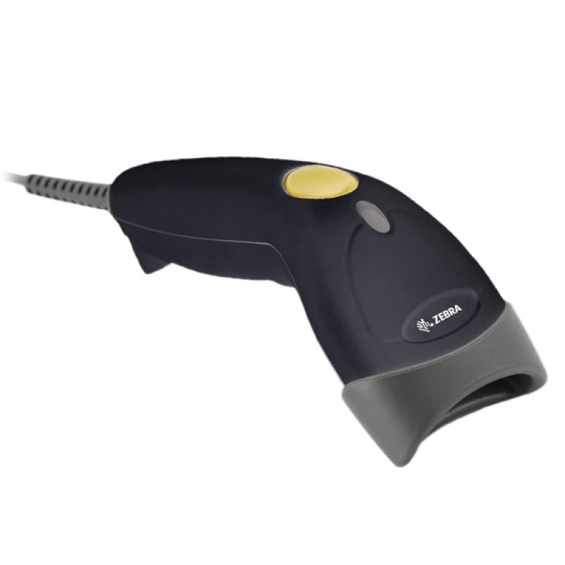 Zebra LS1203, 1D, HD, USB-Kit, Standfu&szlig;, schwarz