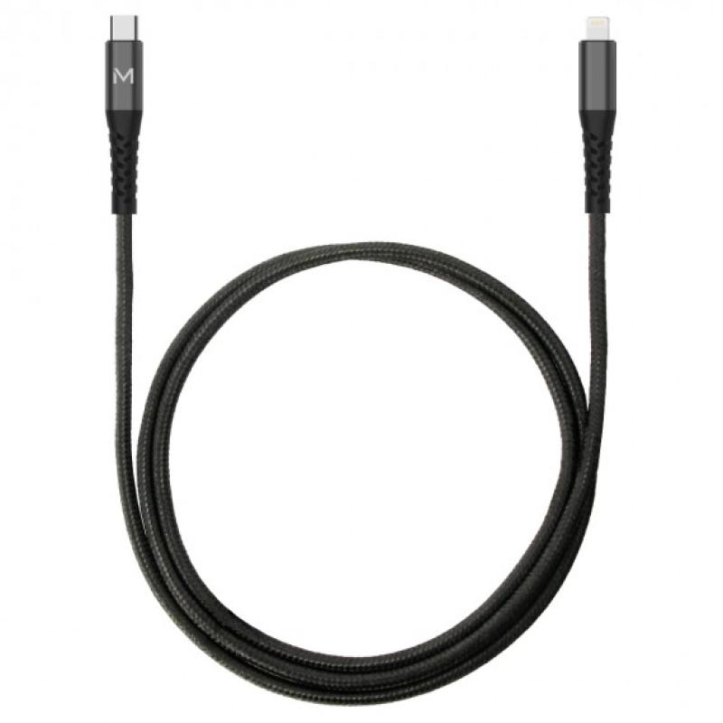 Mobilis-Kabel USB C/Lightning (kein MFI) &ndash; weiche Tasche.  001343