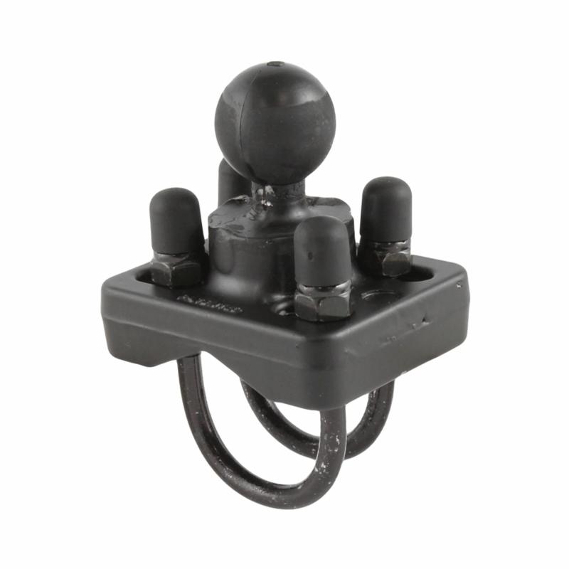 RAM Mounts Doppel-Schraub-Klemme Rohre/Stangen/Lenker-B-Kugel (1 Zoll), f&uuml;r Durchm. 19,1 - 31,8mm
