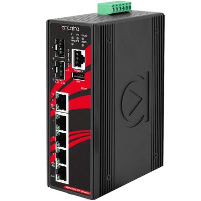 7-Port Managed POE+ Switch, EOT -40&deg; - 75&deg;C