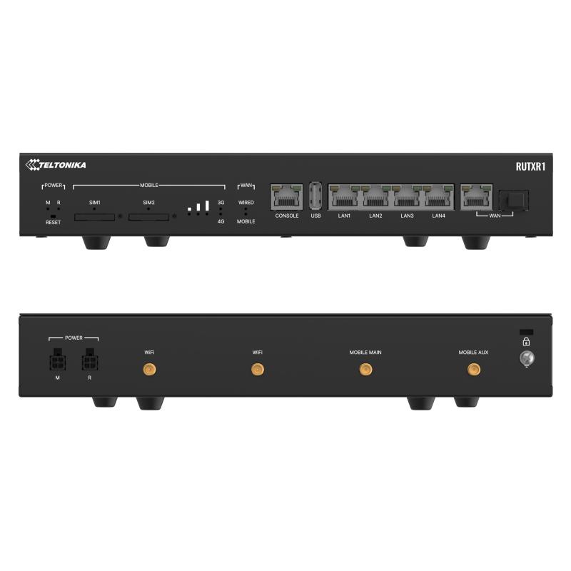 Teltonika RUTXR1 Industrial 4G LTE Cat 6 Dual-Band Wifi SFP Router
