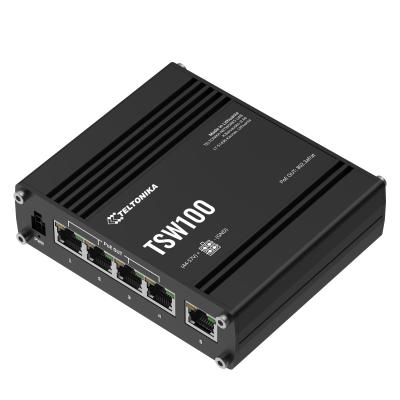 Teltonika TSW100 Industrial Unmanaged PoE+ Switch, Profinet Class A Konformit&auml;t