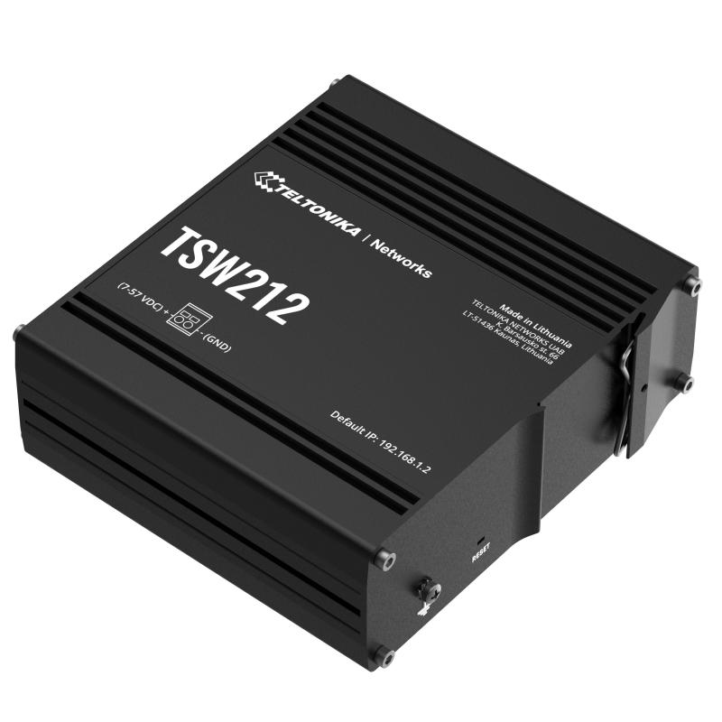 Teltonika TSW212 Managed Switch, ohne PSU, Profinet Class B Konformit&auml;t