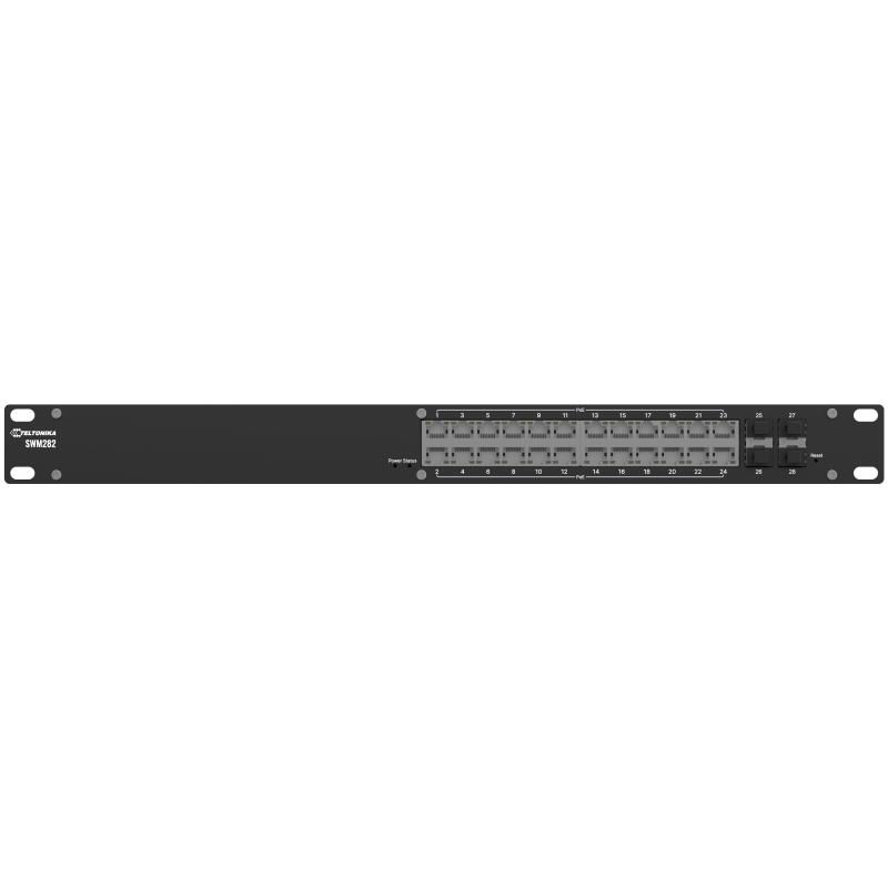 Teltonika SWM282 PoE+ Managed Switch (Profinet standardm&auml;&szlig;ig deaktiviert)