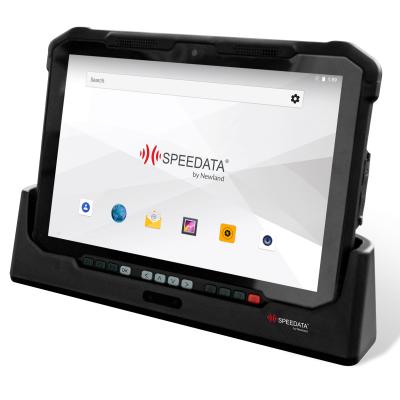 Newland SD100/SD100MD Ladestation f&uuml;r 1x Tablet und 1x Akku inkl. Multiplug-Adapter, schwarz